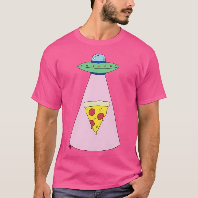 T-shirt Pizza Ufo (Devant)
