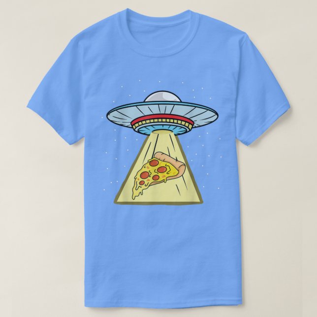 T-shirt Pizza Ufo Pizza Lover (Design devant)