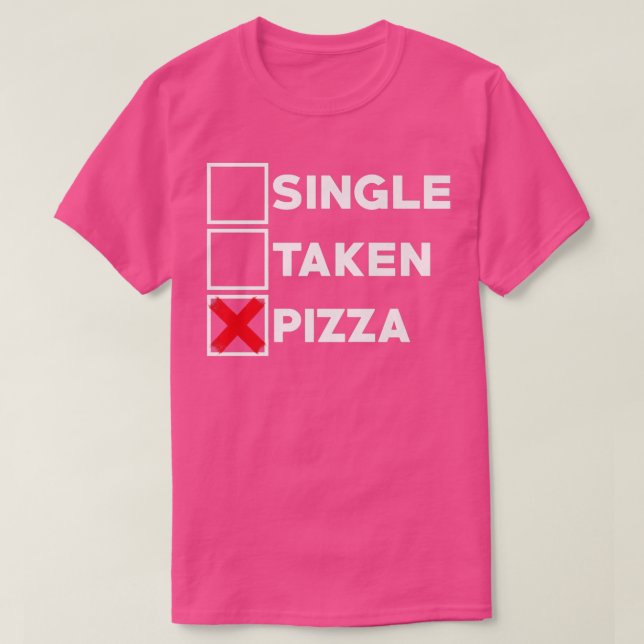 T-shirt Pizza unique prise cuisine italienne amoureux mang (Design devant)