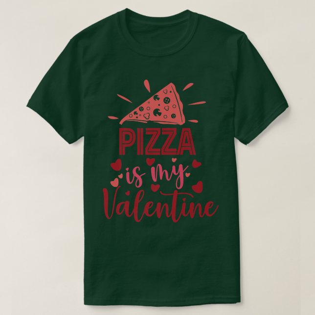 T-shirt Pizza Valentine  (Design devant)