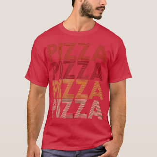 T-shirt Pizza vintage les années 70