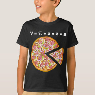 T-shirt Pizza Volume Equation Math Lover
