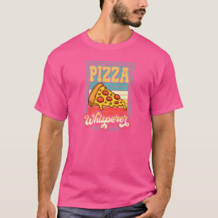 T-shirt Pizza Whisperer Rétro Style Vintage Pepperoni Pizz