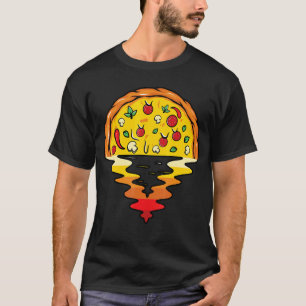 T-shirt Pizzaholic Pizzaholic Driving Pizza Sli