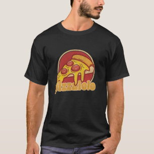 T-shirt pizzaiolo cadeau drôle de fabricant de pizza illus