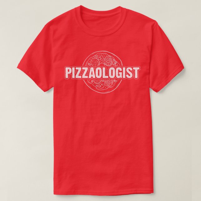 T-shirt Pizzaologiste Alimentation italienne Pizzaholics P (Design devant)