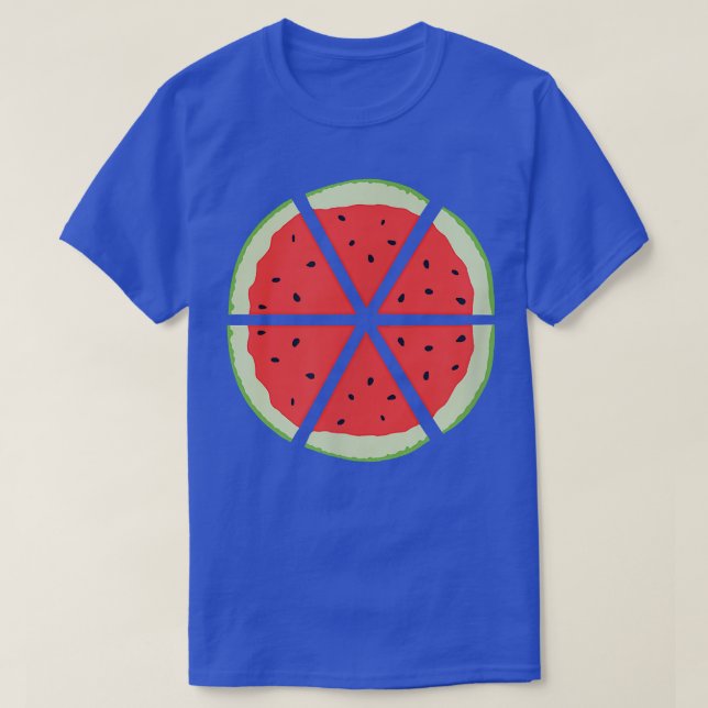 T-shirt Pizzas De Fruits De Pastèque Pour Les Végétaux Et  (Design devant)