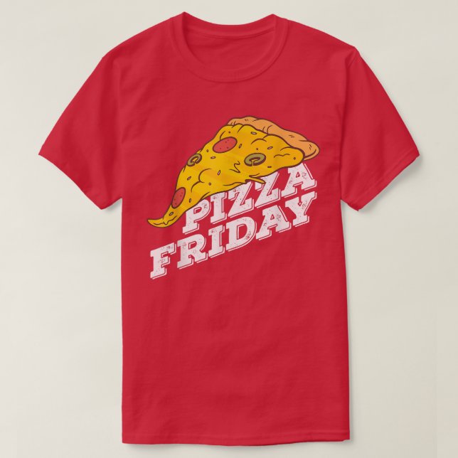 T-shirt Pizzas en tranches de nourriture pour aliments 449 (Design devant)
