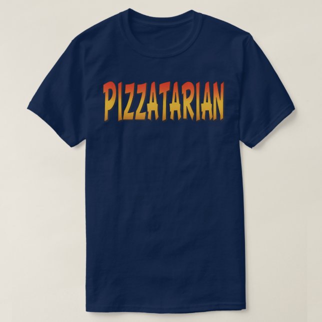 T-shirt Pizzatarian Fast Food Funny Pizza Lover 25784706 (Design devant)