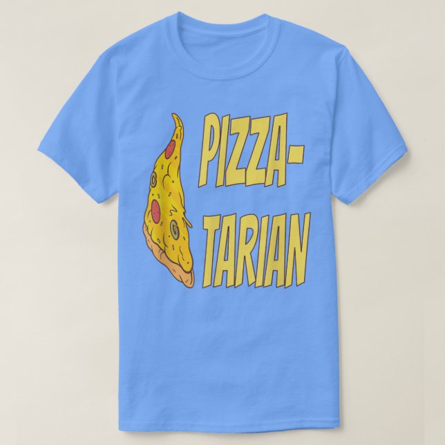T-shirt Pizzatarian Pizza Fan Restauration rapide Amusant  (Design devant)