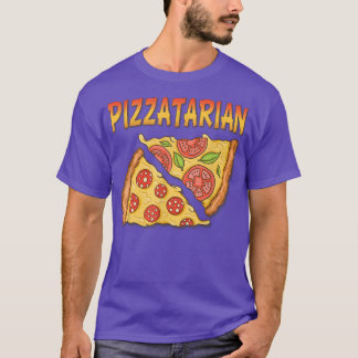 T-shirt Pizzatarian Restauration rapide drôle Pizza Lover 