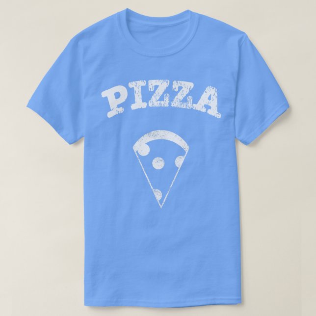 T-shirt Pizzeria en tranches de pizza dégoûtée Pizzeria Ca (Design devant)