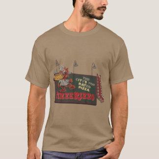 T-shirt Pizzerizzo sa pizza de rat