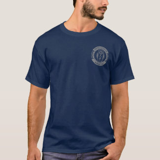 T-shirt PJK / Hommes-Femmes / logo dauphin sur ble