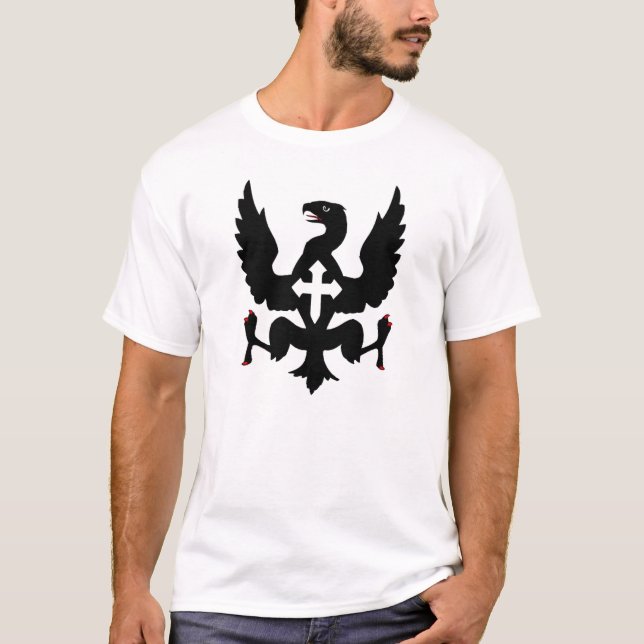 T-SHIRT PL EAGLE NOIR (Devant)
