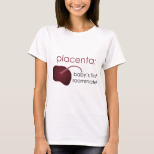 T-shirt placenta, le premier compagnon de chambre du béb