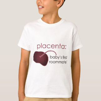 T-shirt placenta, le premier compagnon de chambre du bébé