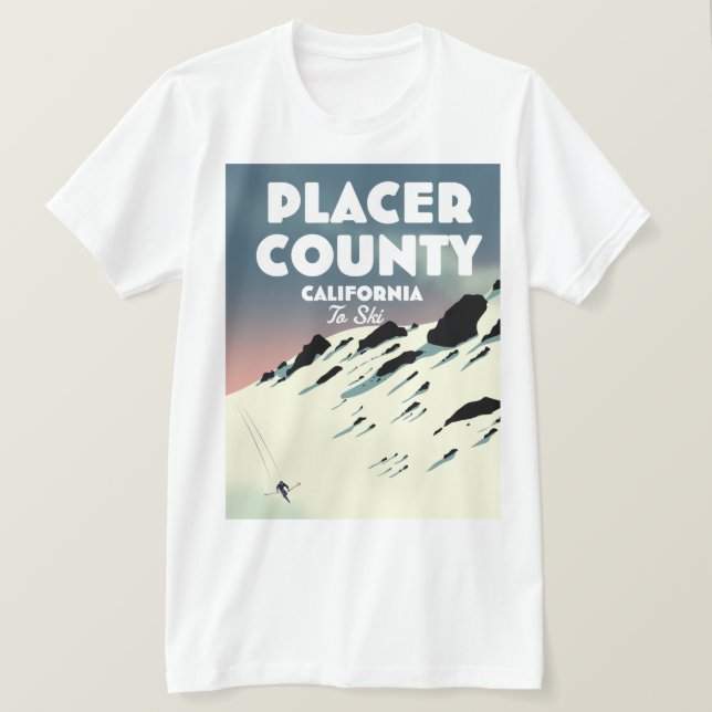 T-shirt Placer County California (Design devant)