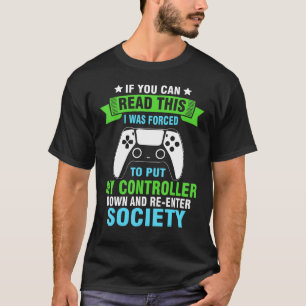 T-shirt Placer le contrôleur vers le bas réintroduire la s