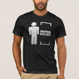 T-shirt Placez la chemise disponible pour un célibataire