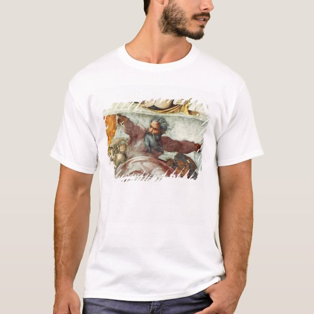 T-shirt Plafond de chapelle de Sistine (Devant)