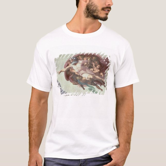 T-shirt Plafond de chapelle de Sistine (Devant)