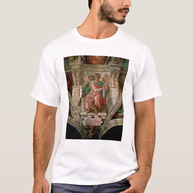 T-shirt Plafond de chapelle de Sistine : Le prophète Isaïe (Devant)