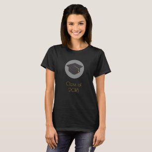 T-shirt Plafond de diplôme sur classe noire de 20xx