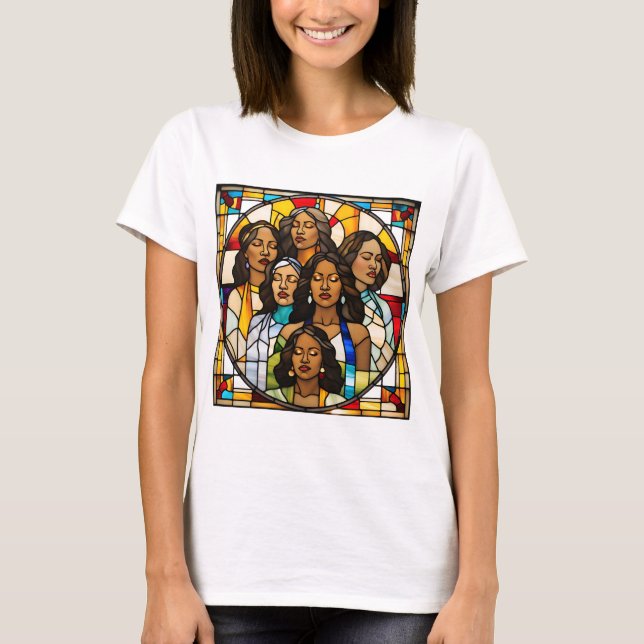 T-shirt Plafonds brisés et rêves en verre satiné (Devant)