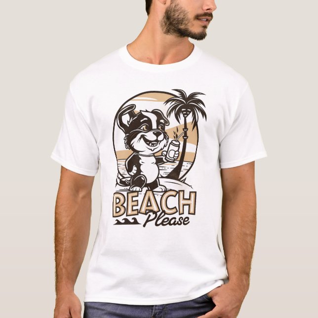 T-shirt Plage (Devant)