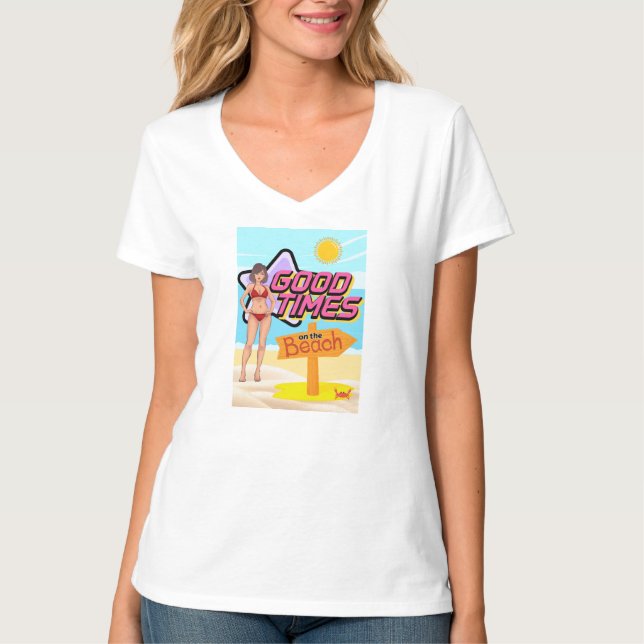 T-shirt plage (Devant)