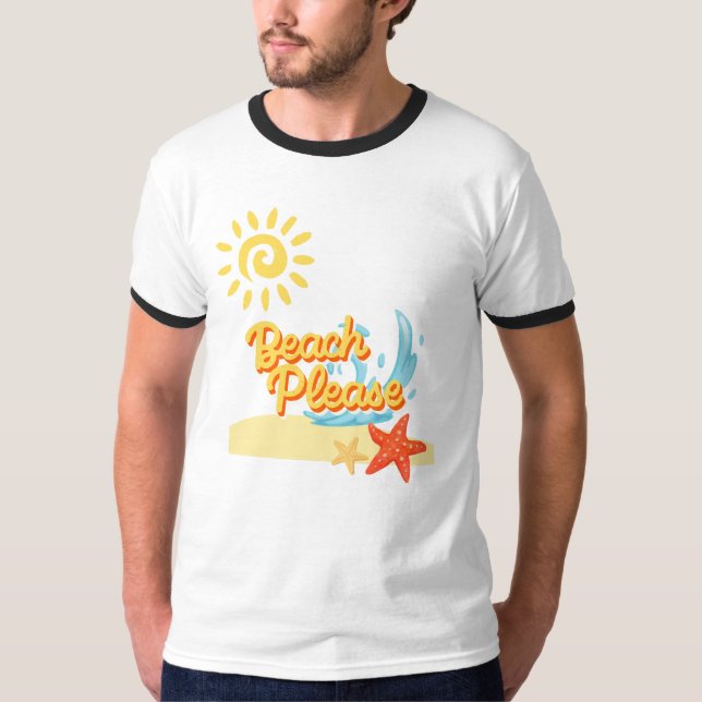 T-shirt plage (Devant)