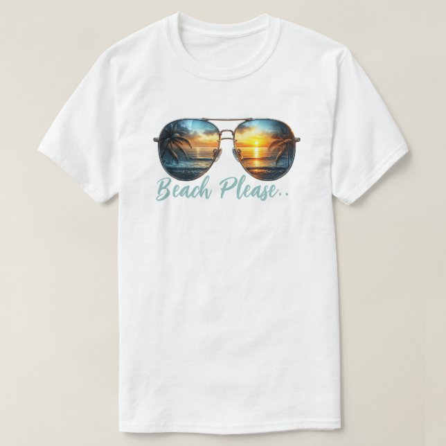 T-shirt Plage (Design devant)