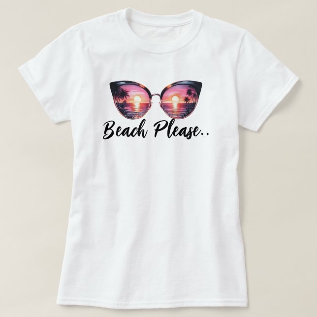 T-shirt Plage (Design devant)