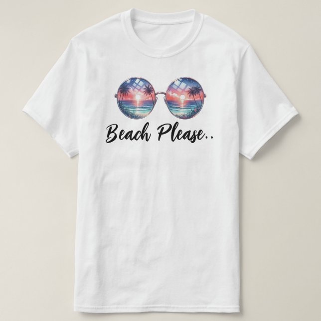 T-shirt Plage (Design devant)