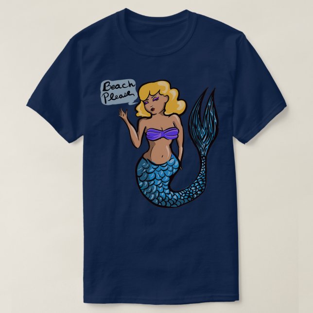 T-shirt Plage 1 (Design devant)