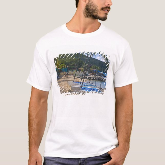 T-shirt Plage au Leverick Bay Resort & Marina, (Devant)