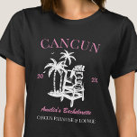 T-shirt Plage Bachelorette Fête Filles Vacances Personnali<br><div class="desc">Faites un peu de plaisir à votre prochaine soirée de bachelorette avec ce magnifique jeu de maillots de plage personnalisés. Que vous fêtiez un voyage à la plage, des vacances pour les filles ou des vacances pour les meilleurs amis, ces t-shirts personnalisés pour les fêtes de bachelorette de plage sont...</div>