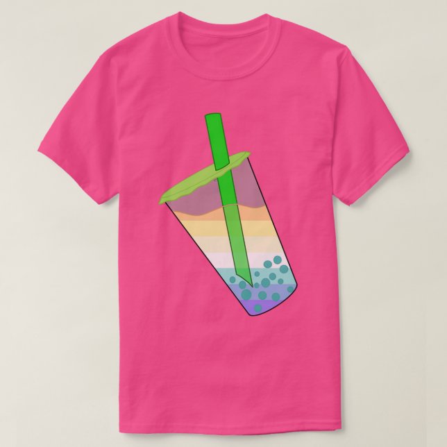 T-shirt Plage Boba Tea (Design devant)