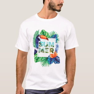 T-shirt Plage Chemise Palm Trees Plage Été