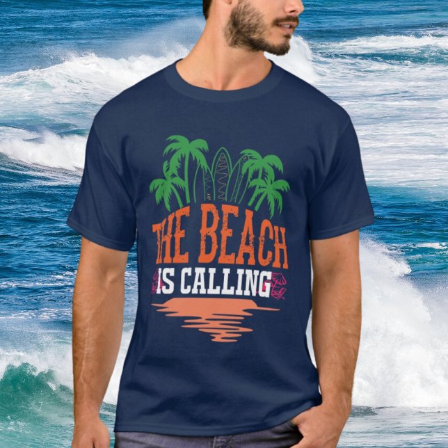 T-shirt Plage cool amoureux du surf unisex (Créateur téléchargé)