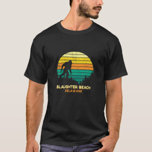 T-shirt Plage d'abattage de Bayou Retro Delaware Bigfoot S