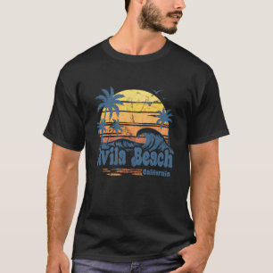 T-shirt Plage d'Avila CA Souvenir Vintage