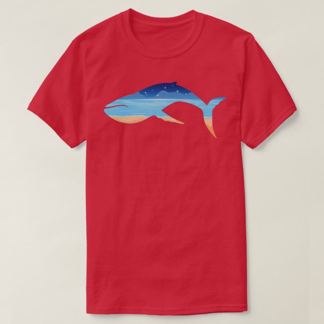 T-shirt Plage De Baleine (Design devant)