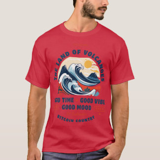 T-shirt Plage de Bitcoin El Salvador El Zonte