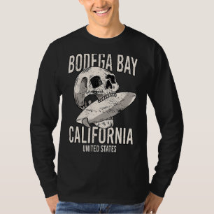 T-shirt Plage de Bodega Bay vintage Californie Ca Retro Su