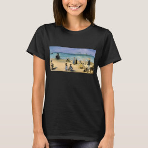 T-shirt Plage de Boulogne par Edouard Manet, Art ancien