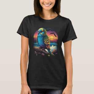 T-shirt Plage de Budgie Perruche Bouddhique Perruche Oisea