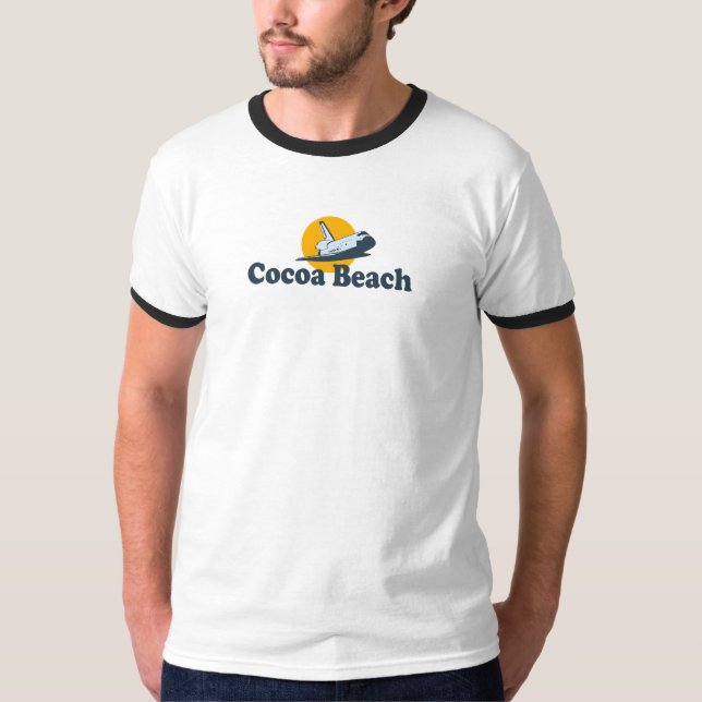 T-shirt Plage de cacao (Devant)