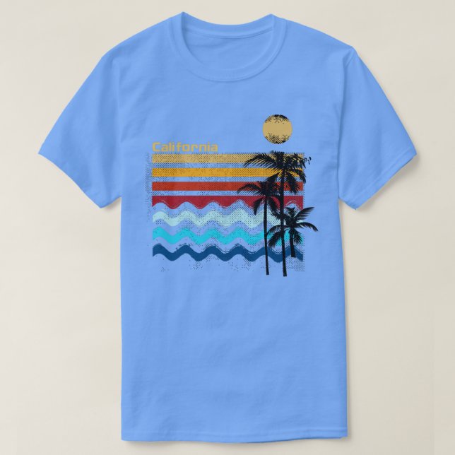 T-shirt Plage de Californie (Design devant)